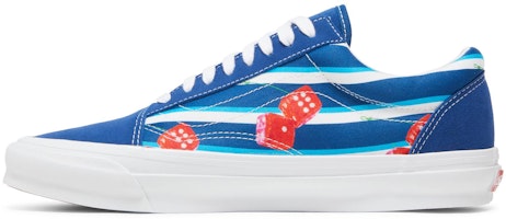 Vans OG Old Skool LX 'Snake Eyes - True Blue' Sepatu Kursus Biru Asli VN0A4P3XB53 Lookbook Vans OG Old Skool LX 'Snake Eyes - True Blue' Sepatu Kursus Biru Asli VN0A4P3XB53