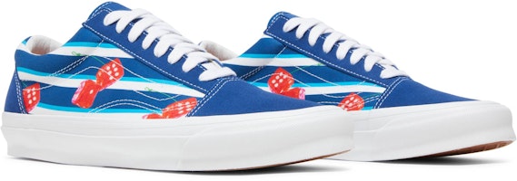 Vans OG Old Skool LX 'Snake Eyes - True Blue' Sepatu Kursus Biru Asli VN0A4P3XB53 Cheap Vans OG Old Skool LX 'Snake Eyes - True Blue' Sepatu Kursus Biru Asli VN0A4P3XB53