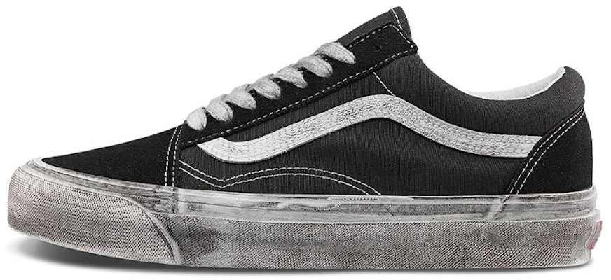Vans OG Old Skool LX 'Stressed - Black White' VN0A5FBEBA2 Buy Vans OG Old Skool LX 'Stressed - Black White' VN0A5FBEBA2