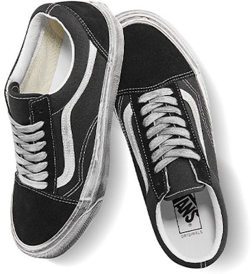 Vans OG Old Skool LX 'Stressed - Black White' VN0A5FBEBA2 Shop Vans OG Old Skool LX 'Stressed - Black White' VN0A5FBEBA2