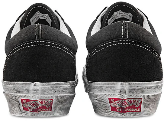 Vans OG Old Skool LX ''Stressed - Nero Bianco'' VN0A5FBEBA2 Details for Vans OG Old Skool LX ''Stressed - Nero Bianco'' VN0A5FBEBA2