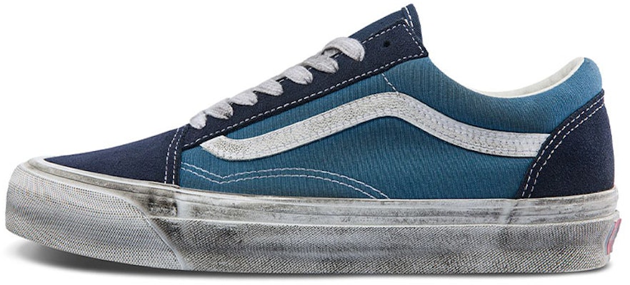 Vans OG Old Skool LX 'Stressed - Navy' VN0A5FBENGJ Buy Vans OG Old Skool LX 'Stressed - Navy' VN0A5FBENGJ