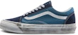 Vans OG Old Skool LX 'Stressed - Navy' Biru Tua VN0A5FBENGJ