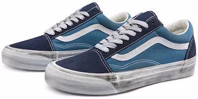 Order Vans OG Old Skool LX 'Stressed - Navy' VN0A5FBENGJ 經典復刻老派低筒運動鞋 '壓力 - 海軍藍'