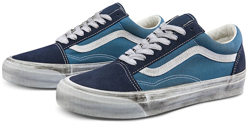 Vans OG Old Skool LX 'Stressed - Navy' VN0A5FBENGJ Order Vans OG Old Skool LX 'Stressed - Navy' VN0A5FBENGJ