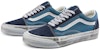 Vans OG Old Skool LX 'Stressed - Navy' Biru Tua VN0A5FBENGJ