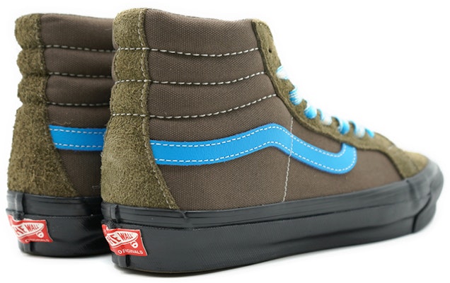 Vans OG Sk8-Hi LX '毛绒麂皮 - 军绿色' VN0A45JL2SM Shop Vans OG Sk8-Hi LX '毛绒麂皮 - 军绿色' VN0A45JL2SM