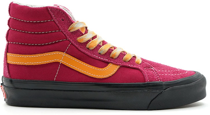 Vans OG Sk8-Hi LX '毛绒绒麂皮 - 樱桃杏子色' VN0A45JL2SN Order Vans OG Sk8-Hi LX '毛绒绒麂皮 - 樱桃杏子色' VN0A45JL2SN