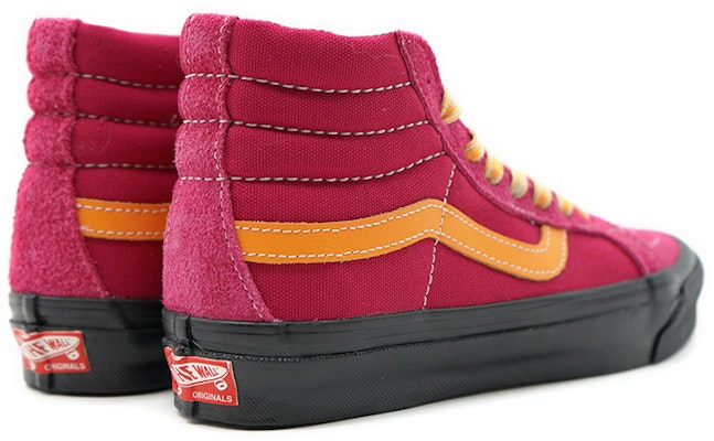 Vans OG Sk8-Hi LX '毛绒绒麂皮 - 樱桃杏子色' VN0A45JL2SN Shop Vans OG Sk8-Hi LX '毛绒绒麂皮 - 樱桃杏子色' VN0A45JL2SN