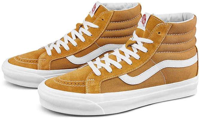 Vans OG Sk8-Hi LX 'Pumpkin Spice' Lelaki Wanita Skaters Sneakers VN0A4BVB20S Lookbook Vans OG Sk8-Hi LX 'Pumpkin Spice' Lelaki Wanita Skaters Sneakers VN0A4BVB20S