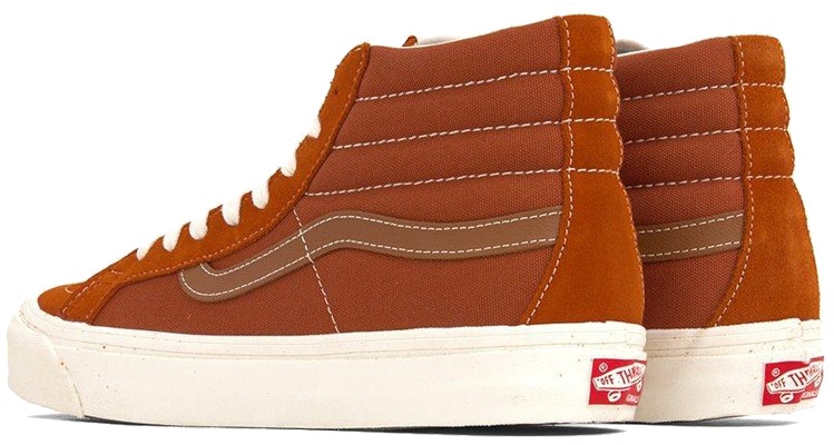 Vans OG Sk8-HI LX 'Rust' Lelaki Kasual Sneakers VN0A45JLVQR Shop Vans OG Sk8-HI LX 'Rust' Lelaki Kasual Sneakers VN0A45JLVQR