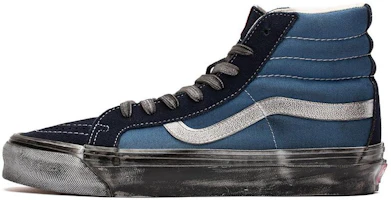 Vans OG Sk8-Hi LX 'Stressed - Navy' VN0A4BVBNGJ Vans OG Sk8-Hi LX 'Stressed - Navy' VN0A4BVBNGJ