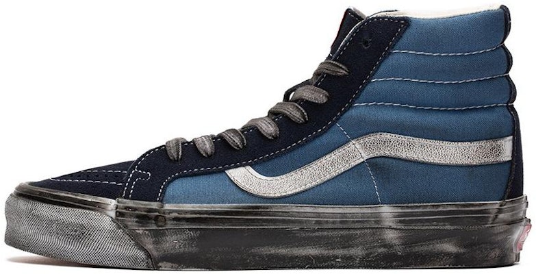 Vans OG Sk8-Hi LX 'Stressed - Biru Navy' VN0A4BVBNGJ Buy Vans OG Sk8-Hi LX 'Stressed - Biru Navy' VN0A4BVBNGJ