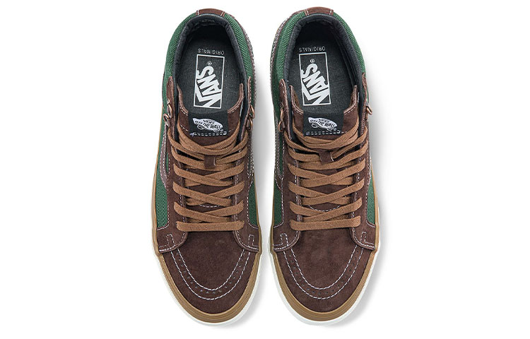 Lookbook 반스 OG 스케이트-하이 LX '테이블 스크랩 브라운' VN0A5FBFBGS