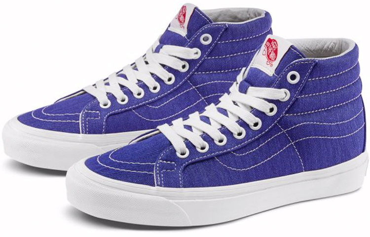 Order Vans OG SK8-Hi LX Biru Denim VN0A4BVBVZ3