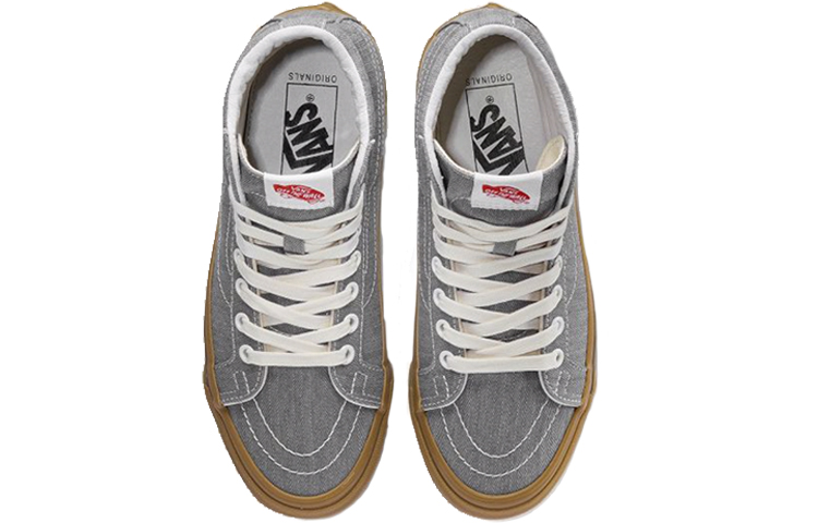 Lookbook Vans OG SK8-Hi LX 灰色/棕色 VN0A4BVBVZ4