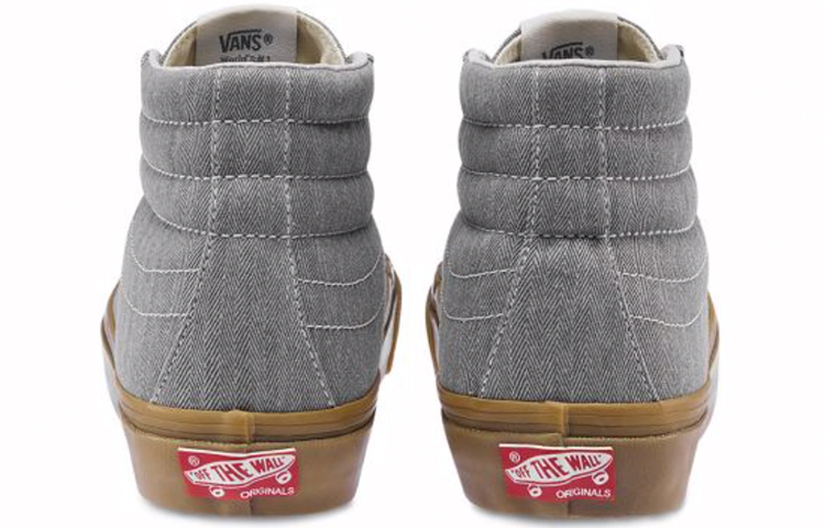 Shop Vans OG SK8-Hi LX 灰色/棕色 VN0A4BVBVZ4