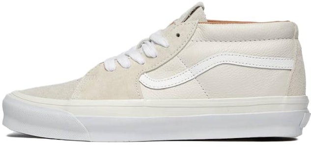 Vans OG Sk8-Mid LX 'Blanc De Blanc' Lelaki Wanita Sneakers VN0A4BVCWHT Buy Vans OG Sk8-Mid LX 'Blanc De Blanc' Lelaki Wanita Sneakers VN0A4BVCWHT