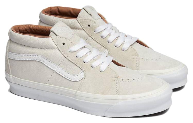 Lookbook 반스 OG 스케이트-미드 LX '블랑 드 블랑' VN0A4BVCWHT