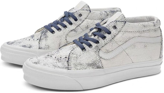 Vans OG Sk8-Mid LX 'Distress White Navy' Putih Biru Navy VN0A4BVCWTM Order Vans OG Sk8-Mid LX 'Distress White Navy' Putih Biru Navy VN0A4BVCWTM