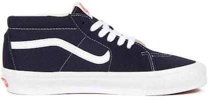 Vans OG Sk8-Mid LX 'Navy White' Pria/Wanita Sneakers VN0A4BVCNAV Order Vans OG Sk8-Mid LX 'Navy White' Pria/Wanita Sneakers VN0A4BVCNAV