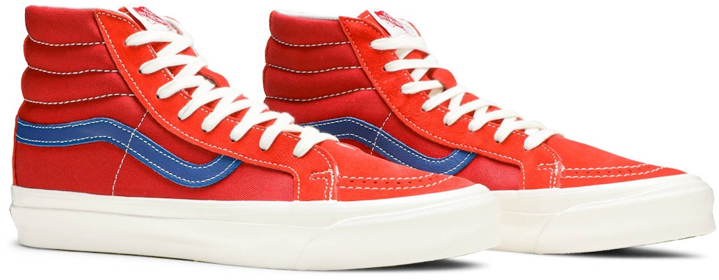 Vans SK8 HI 高筒 Skate鞋 男女款 紅橘藍 Cheap Vans SK8 HI 高筒 Skate鞋 男女款 紅橘藍