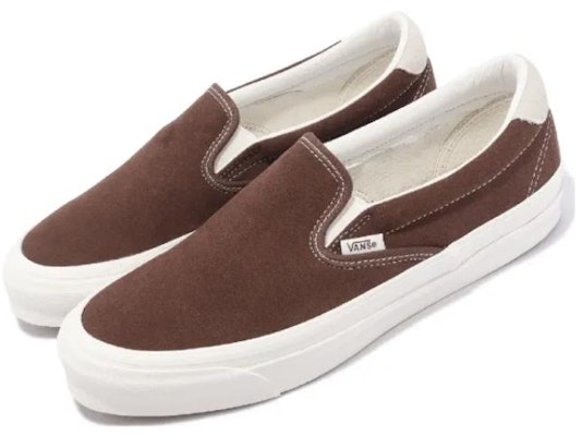 Vans OG Slip-On 59 LX 'Brown' VN0007QEBRO Order Vans OG Slip-On 59 LX 'Brown' VN0007QEBRO