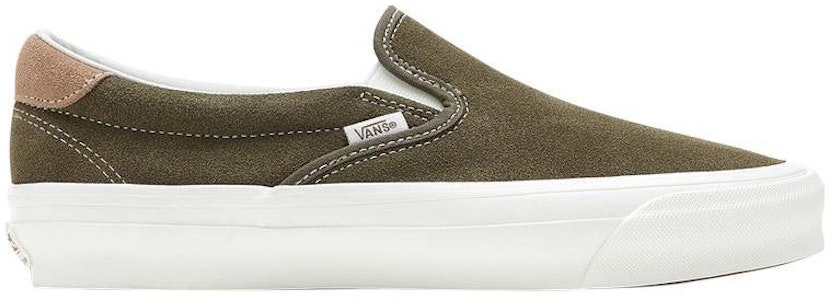 Vans OG Slip-On 59 LX '深绿色' 低帮帆布鞋 VN0007QEOLV Order Vans OG Slip-On 59 LX '深绿色' 低帮帆布鞋 VN0007QEOLV