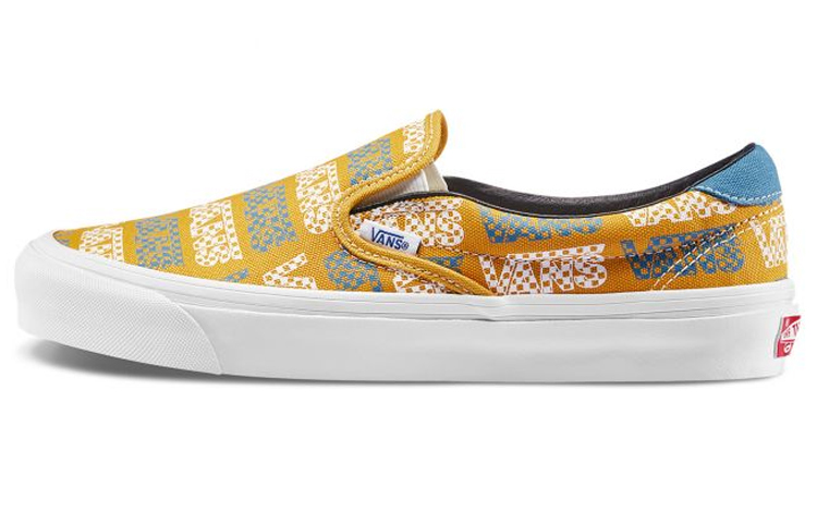 Vans OG Slip-On 59 LX 'Logo Checkerboard - Golden Glow' VN0A4BVDVZA