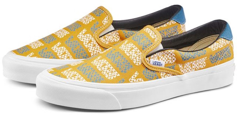 Vans OG Slip-On 59 LX 'Logo Checkerboard - Golden Glow' VN0A4BVDVZA Order Vans OG Slip-On 59 LX 'Logo Checkerboard - Golden Glow' VN0A4BVDVZA