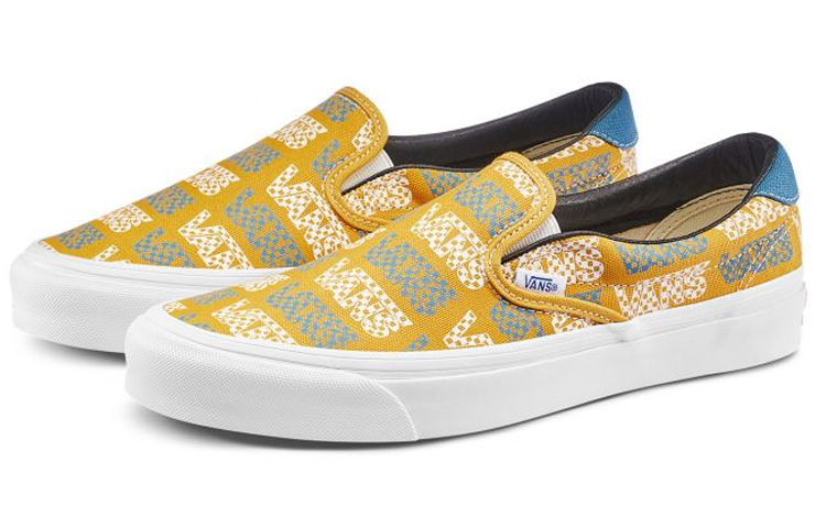 Order Vans OG Slip-On 59 LX ''Logo Checkerboard - Golden Glow'' Scacchiera Dorata VN0A4BVDVZA