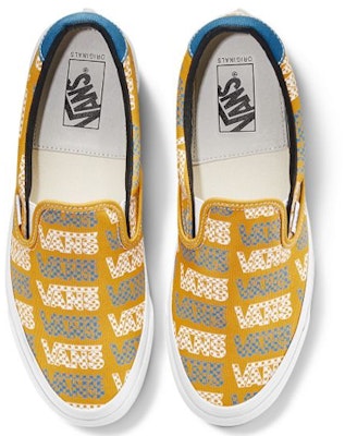 Vans OG Slip-On 59 LX 'Logo Checkerboard - Golden Glow' VN0A4BVDVZA Lookbook Vans OG Slip-On 59 LX 'Logo Checkerboard - Golden Glow' VN0A4BVDVZA