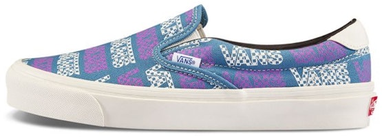 Vans OG Slip-On 59 LX 'Logo Checkerboard - Larkspur' VN0A4BVDVZB Vans OG Slip-On 59 LX 'Logo Checkerboard - Larkspur' VN0A4BVDVZB