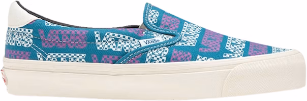 Vans OG Slip-On 59 LX 'Logo Checkerboard - Larkspur' VN0A4BVDVZB Vans OG Slip-On 59 LX 'Logo Checkerboard - Larkspur' VN0A4BVDVZB