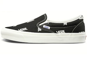 Vans OG Slip-On LX 'Multi-Logo Black' VN0A45JKVQE Vans OG Slip-On LX 'Multi-Logo Black' VN0A45JKVQE