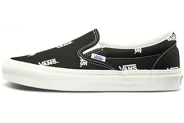 Vans OG Slip-On LX 'Multi-Logo Black' VN0A45JKVQE Buy Vans OG Slip-On LX 'Multi-Logo Black' VN0A45JKVQE