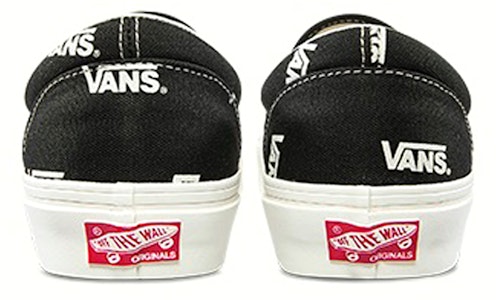 Vans OG Slip-On LX '多标志黑' VN0A45JKVQE Shop Vans OG Slip-On LX '多标志黑' VN0A45JKVQE