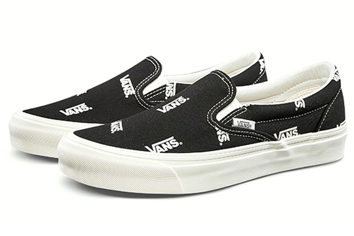 Shop Vans OG Slip-On LX ''Multi-Logo Nero'' VN0A45JKVQE