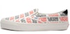 Vans OG Slip-On 59 LX LOGO 'Putih Hitam Merah' VN0A4BVDVZC1