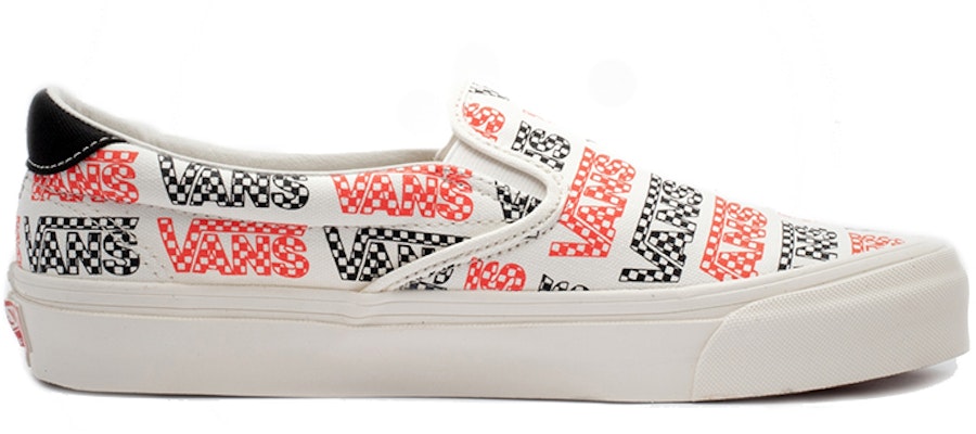 Vans OG Slip-On 59 LX LOGO 'White Black Red' VN0A4BVDVZC1 Order Vans OG Slip-On 59 LX LOGO 'White Black Red' VN0A4BVDVZC1