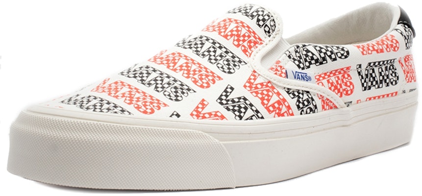 Vans OG Slip-On 59 LX LOGO 'White Black Red' VN0A4BVDVZC1 Lookbook Vans OG Slip-On 59 LX LOGO 'White Black Red' VN0A4BVDVZC1