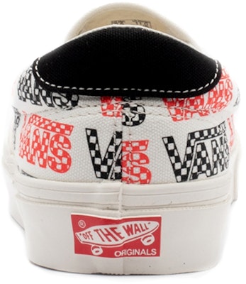 Vans OG Slip-On 59 LX LOGO 'White Black Red' VN0A4BVDVZC1 Shop Vans OG Slip-On 59 LX LOGO 'White Black Red' VN0A4BVDVZC1