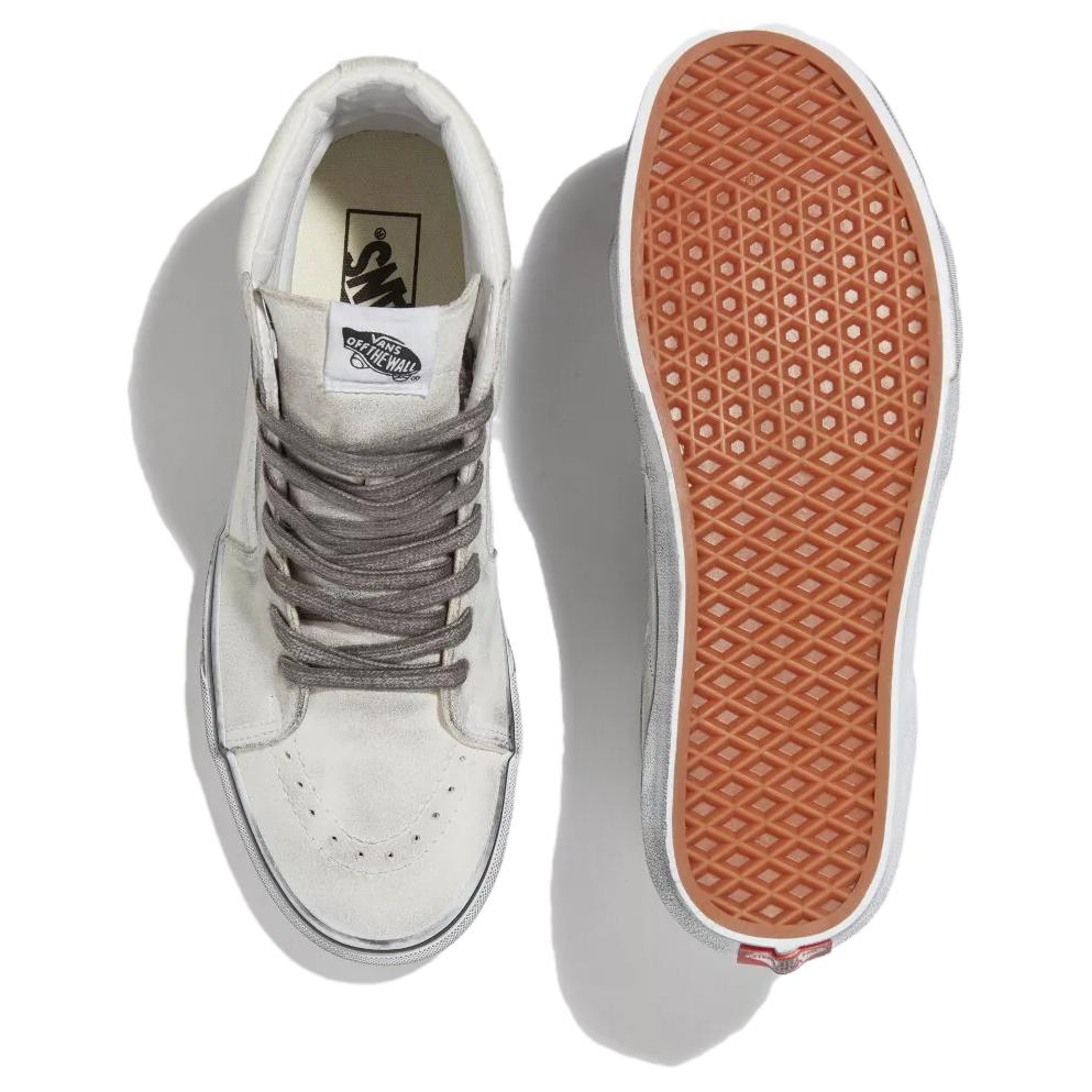 Shop Vans OGストレスハイ "オフホワイト" (Vans OG Sutoresu Hai "Ofuhowaito") VN0007NSWWW