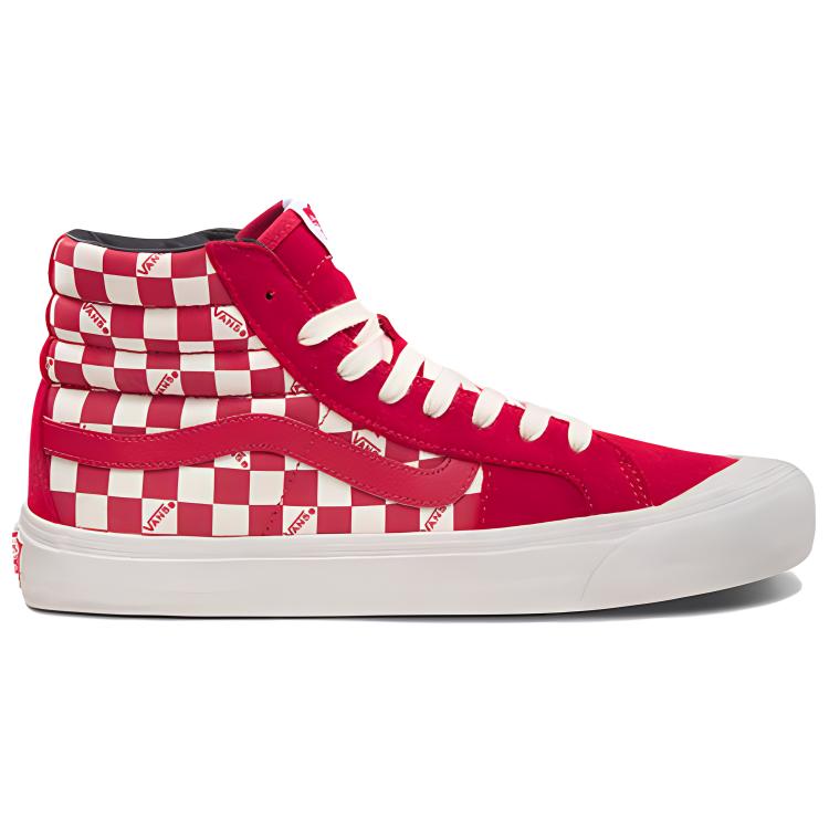 Order Vans Style 138 OG LX 高幫 板鞋 男女同款 桃紅棋盤格