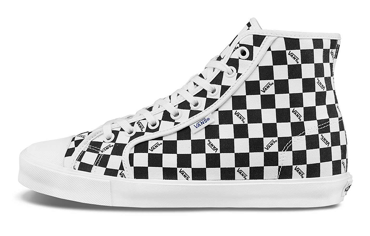 Vans OG Style 23 LX High-top Canvas Shoes Black/White VN0A5HUT9X3