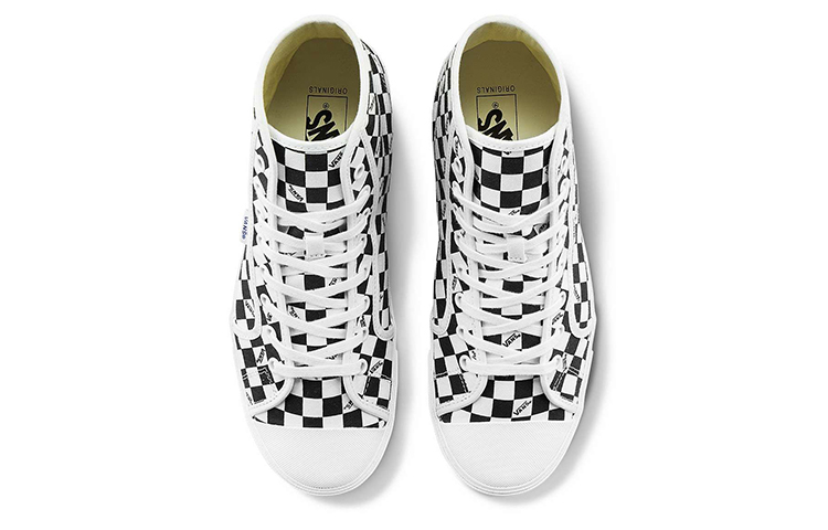 Shop Vans OG Style 23 LX Zapatillas Altas de Lona Negro/Blanco VN0A5HUT9X3