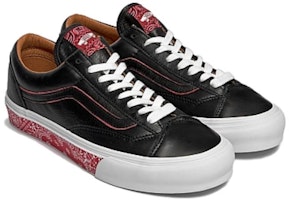 Vans OG Style 36 LX バンダナ柄 (黒/赤) VN0A5FC3IZQ Order Vans OG Style 36 LX バンダナ柄 (黒/赤) VN0A5FC3IZQ