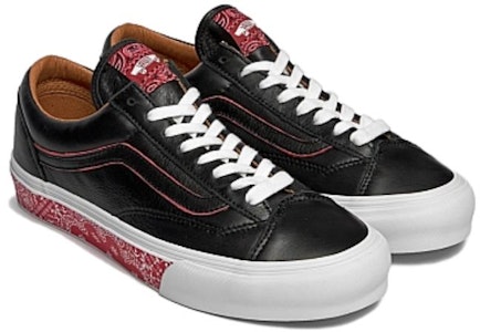 Vans OG Style 36 LX 'Bandana - 黑色競速紅' VN0A5FC3IZQ Order Vans OG Style 36 LX 'Bandana - 黑色競速紅' VN0A5FC3IZQ