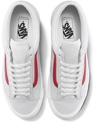 Vans OG Style 36 LX 'True White Red' VN0A4BVE21D Lookbook Vans OG Style 36 LX 'True White Red' VN0A4BVE21D