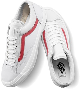 Vans OG Style 36 LX 白×赤 (Vans OG Style 36 LX シロ×アカ) VN0A4BVE21D Shop Vans OG Style 36 LX 白×赤 (Vans OG Style 36 LX シロ×アカ) VN0A4BVE21D